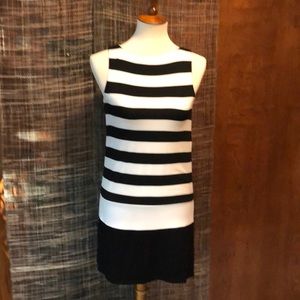 Bailey 44 Fun Black & White striped dress.